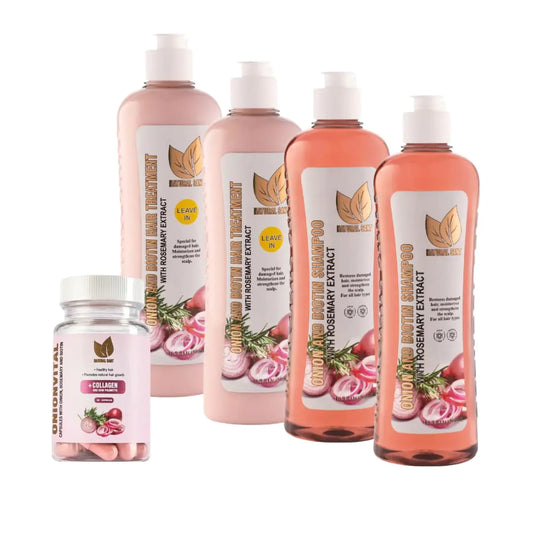 Onion Biotin & Rosemary Shampoo & Conditioner Supplement set