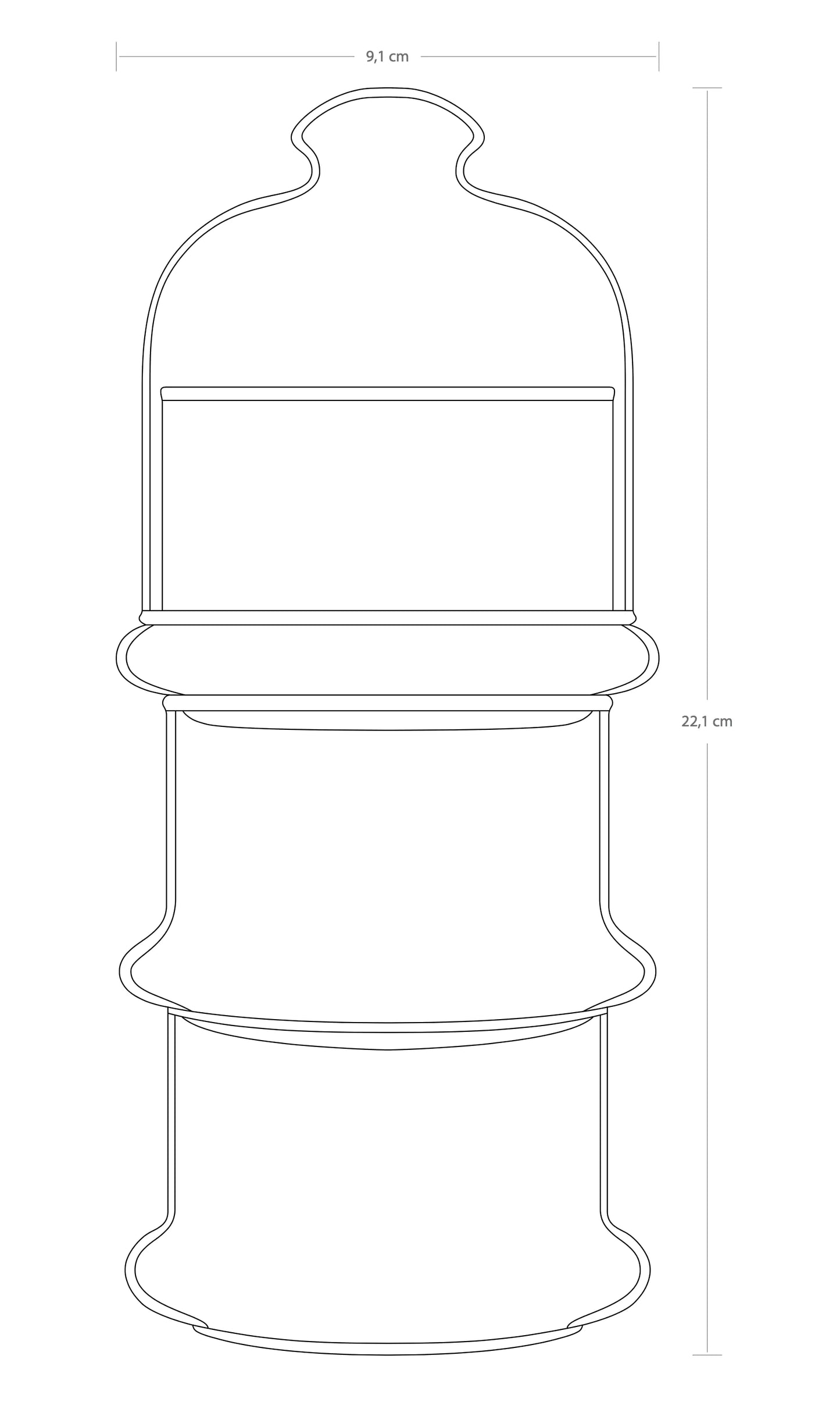 Three Layer Dragee Dispenser
