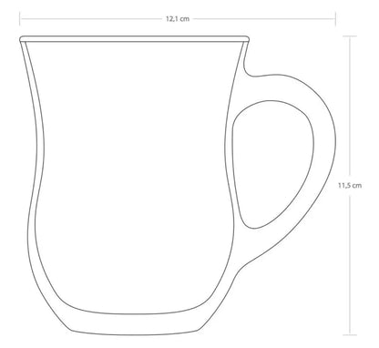 Handled Ayran Glass