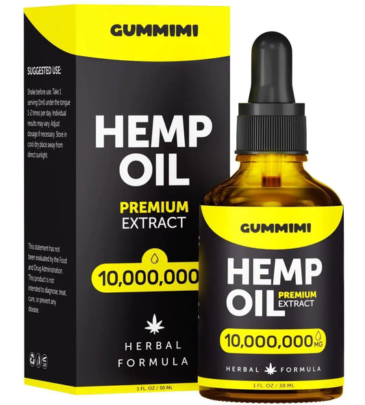 Organic Hemp Seed Oil Drops