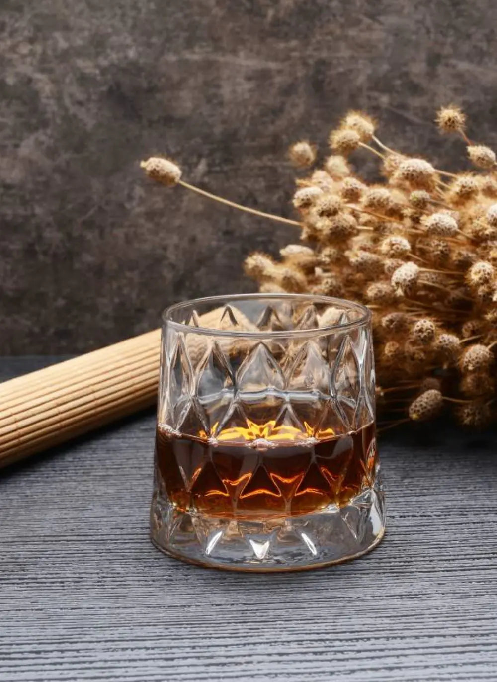 Leafy Whiskey Glass
